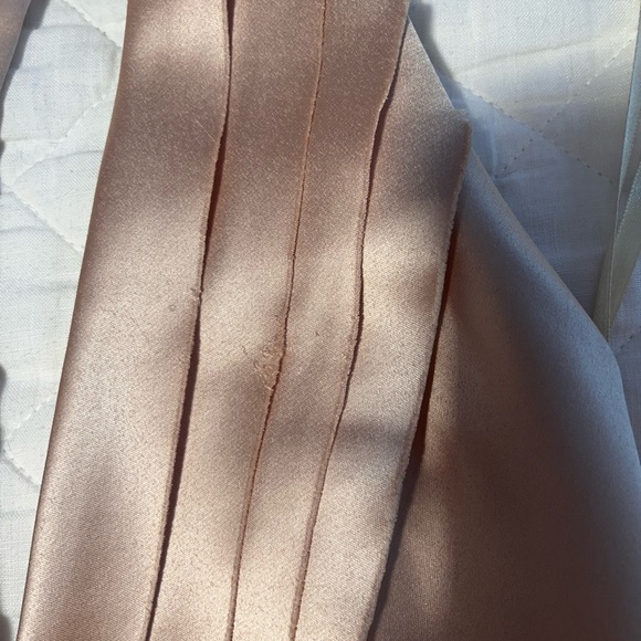 BCBG Max Champagne cocktail halter dress - Picture 4 of 5